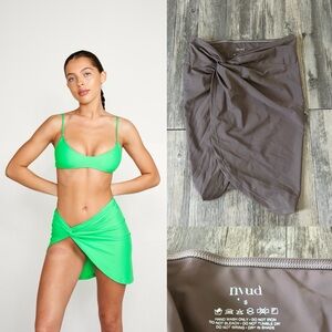 Nyud Swimwear Lagos Sarong in Taupe